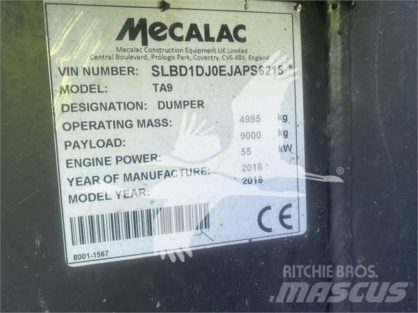 Mecalac TA9 サイト　ダンプ