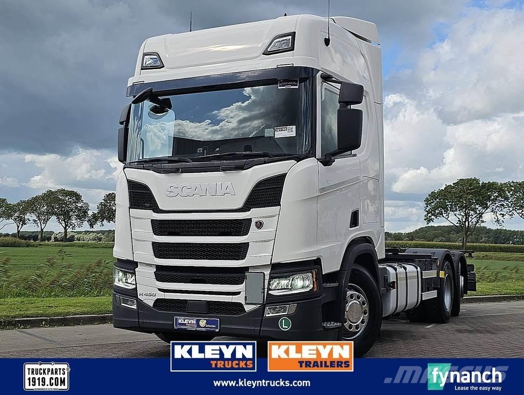 Scania R450 6x2*4 ケーブルリフト着脱式トラック