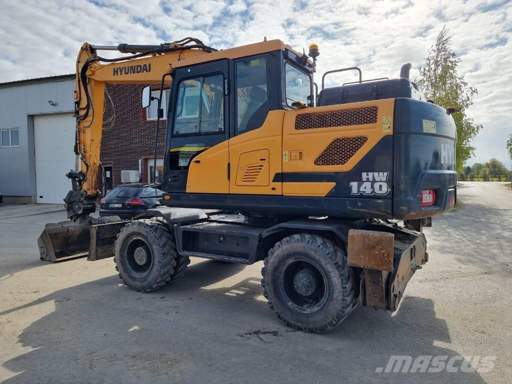 Hyundai HW 140 ホイール式油圧ショベル（パワーショベル・ユンボ・バックホー）
