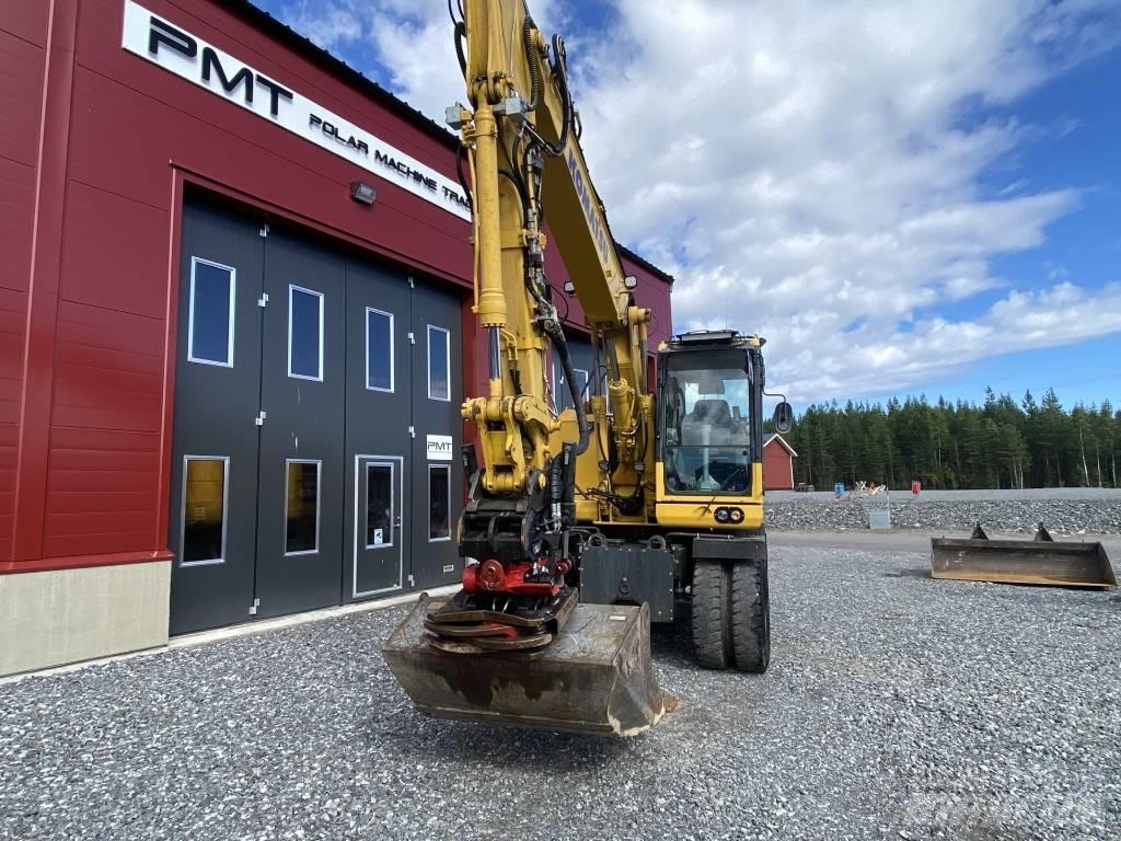 Komatsu PW 148-10 ホイール式油圧ショベル（パワーショベル・ユンボ・バックホー）