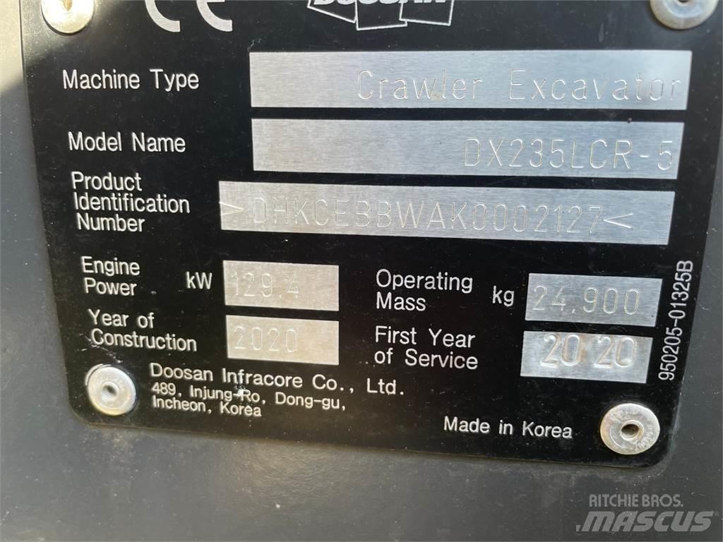 Doosan DX235 LRC 大型油圧ショベル12t以上（パワーショベル・ユンボ）
