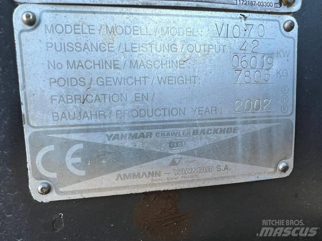 Yanmar Vio 70 大型油圧ショベル12t以上（パワーショベル・ユンボ）