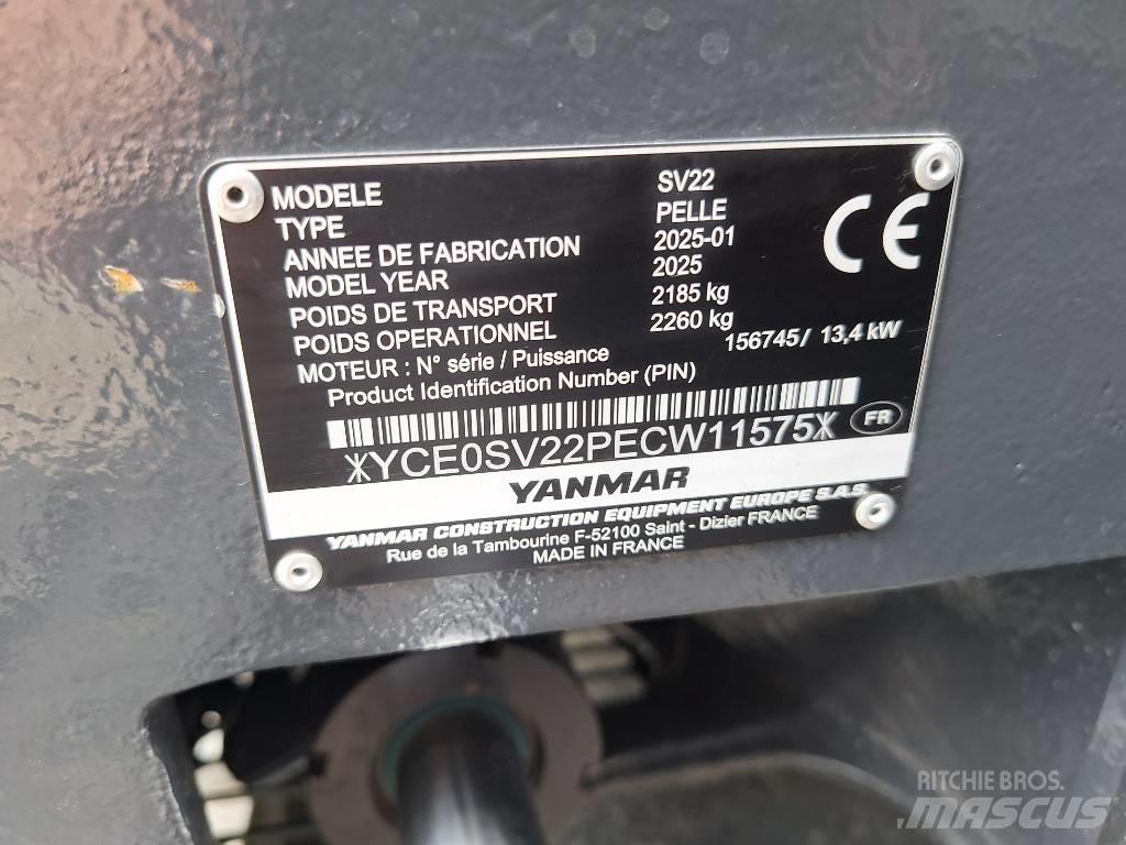 Yanmar SV 22 ミニ油圧ショベル 7t以下（ミニユンボ・ミニディガー）