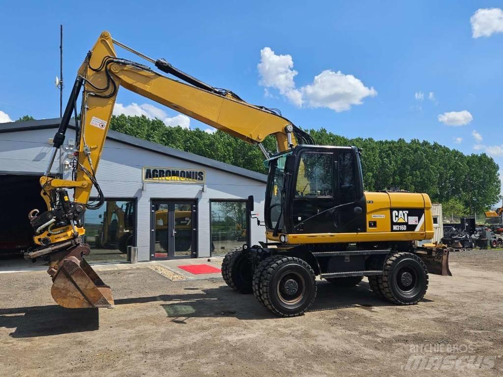 CAT M 316 D ホイール式油圧ショベル（パワーショベル・ユンボ・バックホー）