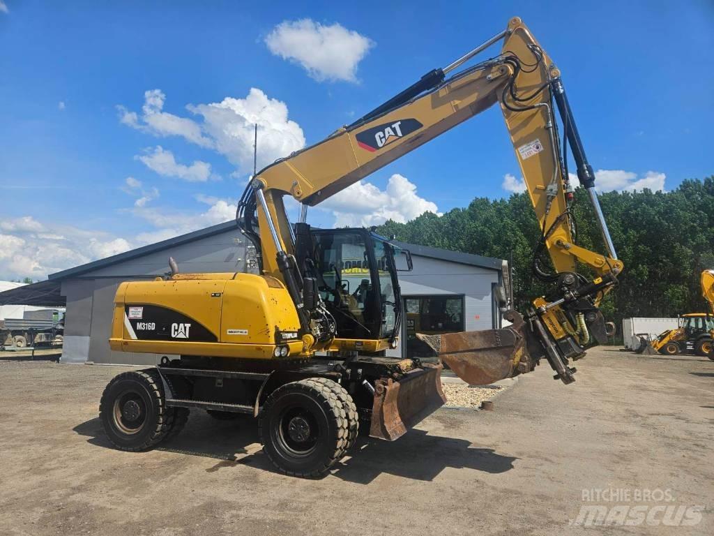 CAT M 316 D ホイール式油圧ショベル（パワーショベル・ユンボ・バックホー）