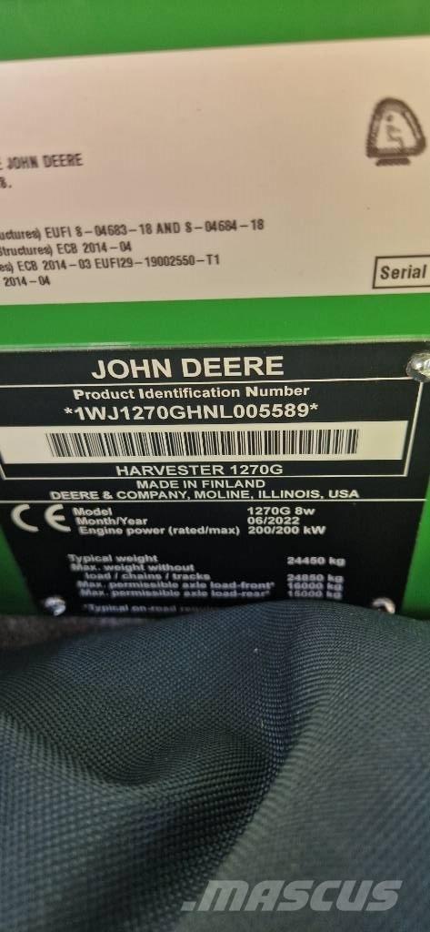 John Deere 1270 G ハーベスター