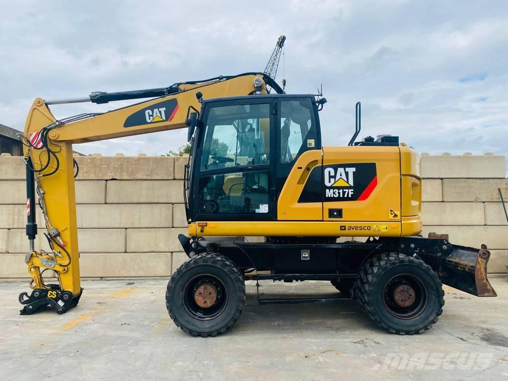 CAT m317f ホイール式油圧ショベル（パワーショベル・ユンボ・バックホー）