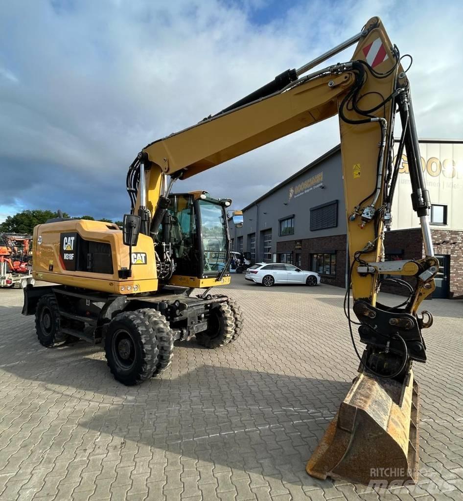 CAT M 318 F ホイール式油圧ショベル（パワーショベル・ユンボ・バックホー）