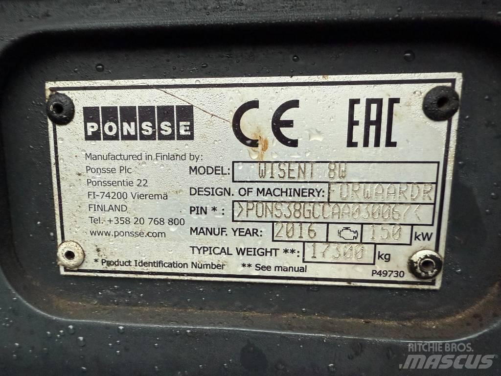 Ponsse WISENT 8W フォワーダー