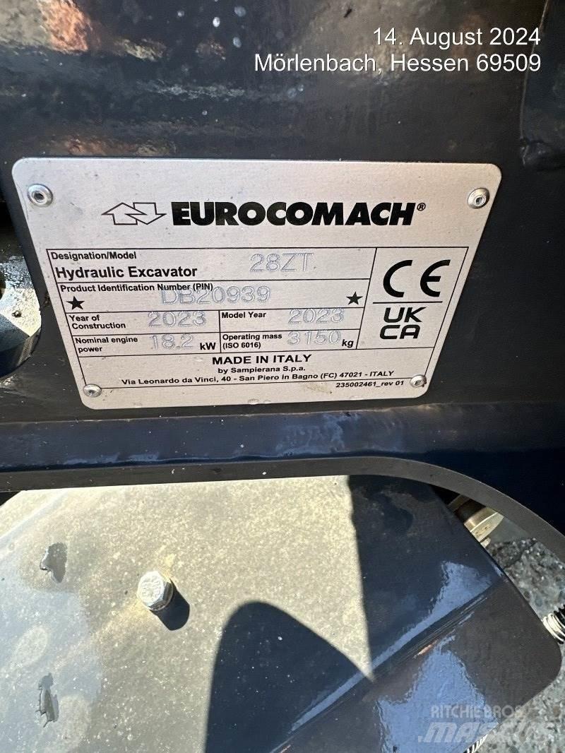 Eurocomach 28ZT ミニ油圧ショベル 7t以下（ミニユンボ・ミニディガー）