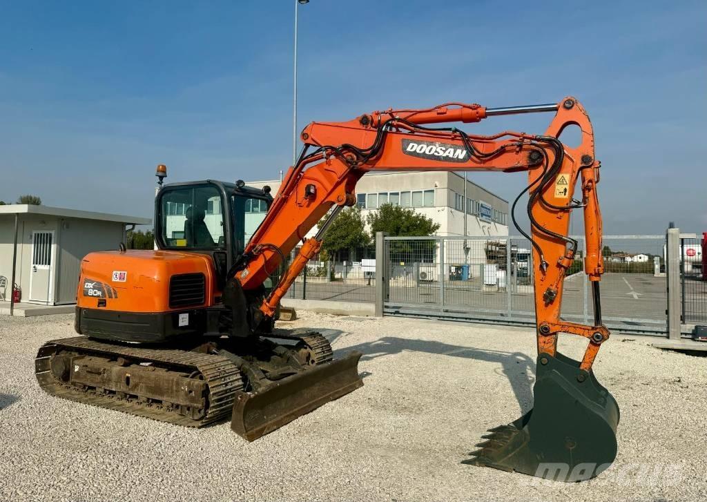 Doosan DX 80 R 中型油圧ショベル 7ｔ-12ｔ（ユンボ・パワーショベル・バックホー）
