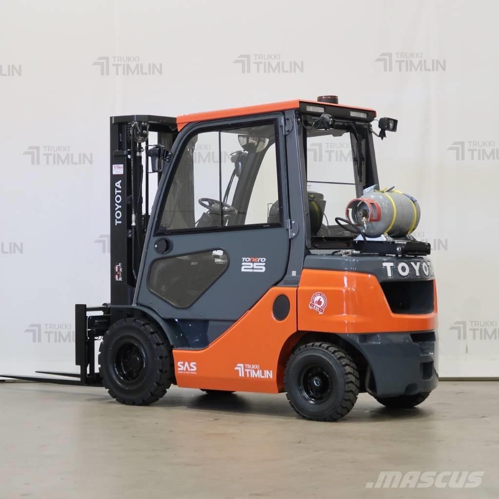 Toyota 02-8FGF25 LPGフォークリフト