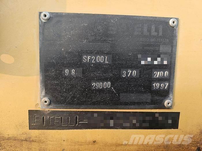 Bitelli SF200 アスファルトフィニッシャ