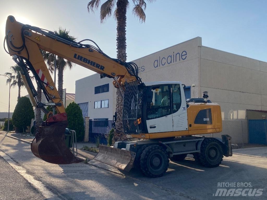 Liebherr A918 ホイール式油圧ショベル（パワーショベル・ユンボ・バックホー）