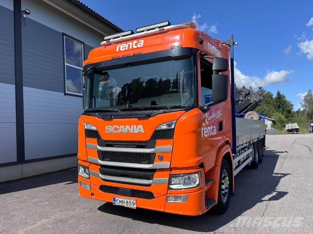 Scania G 410 クレーントラック、ユニック車