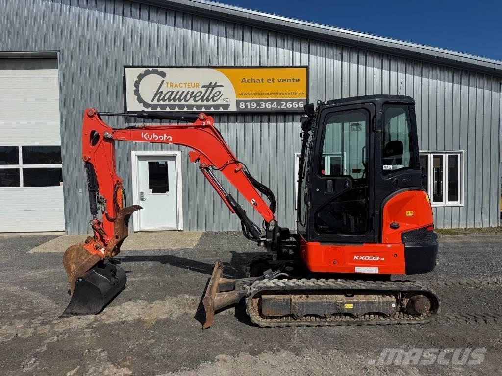 Kubota KX 033-4 ミニ油圧ショベル 7t以下（ミニユンボ・ミニディガー）