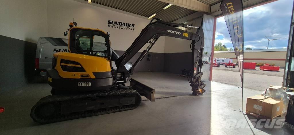 Volvo ECR 88 D 中型油圧ショベル 7ｔ-12ｔ（ユンボ・パワーショベル・バックホー）