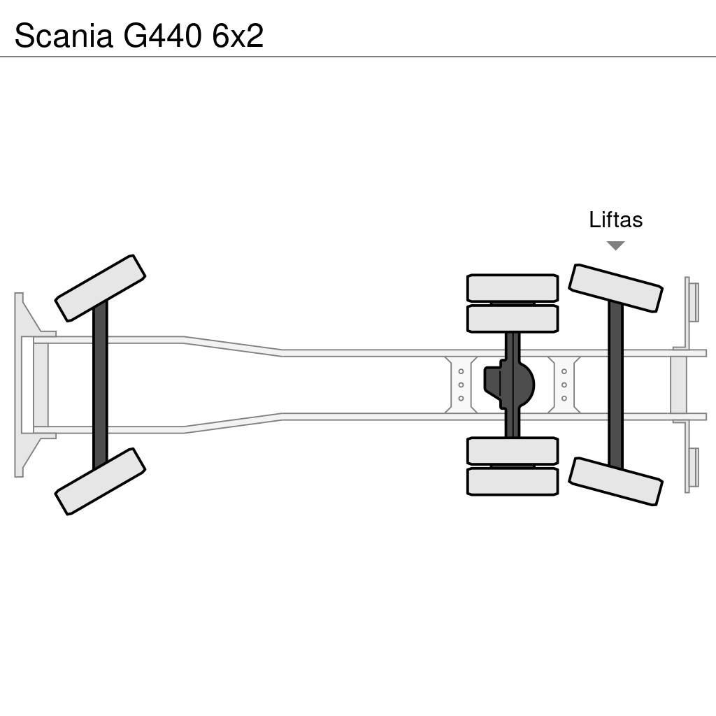 Scania G440 6x2 スキップローダートラック