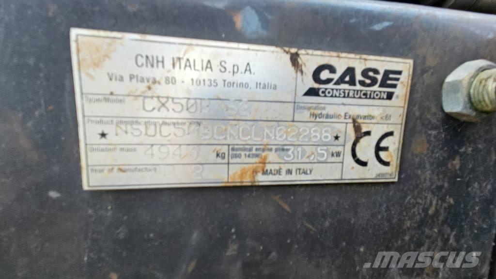 CASE CX50B ミニ油圧ショベル 7t以下（ミニユンボ・ミニディガー）