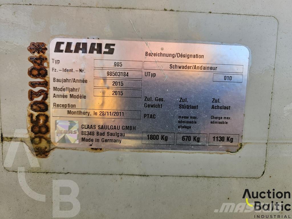 CLAAS Liner 2600 その他ローダーアクセサリー・アタッチメント