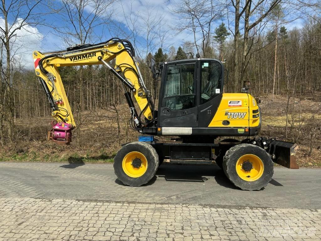 Yanmar B 110 W ホイール式油圧ショベル（パワーショベル・ユンボ・バックホー）