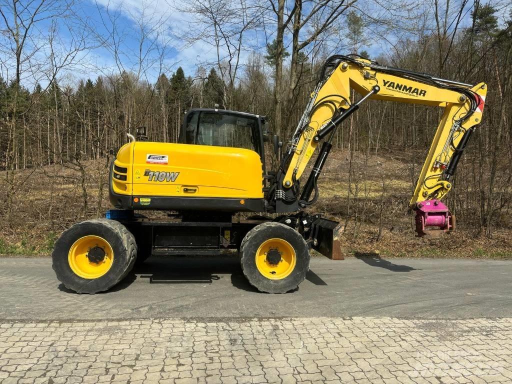 Yanmar B 110 W ホイール式油圧ショベル（パワーショベル・ユンボ・バックホー）