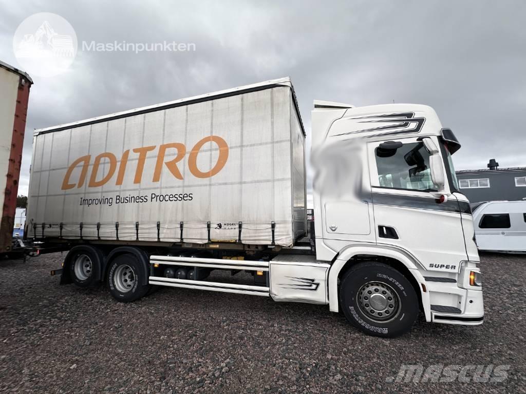 Scania R 580 コンテナ、海コン車