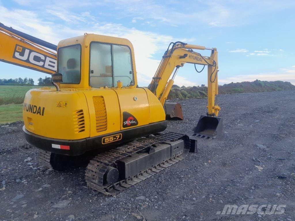 Hyundai R55-7 大型油圧ショベル12t以上（パワーショベル・ユンボ）