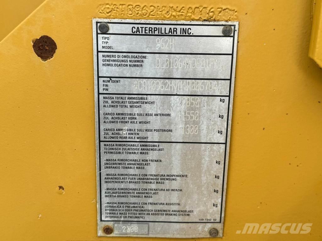 CAT 962H ホイールローダー・タイヤショベル