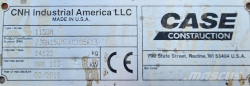 CASE 1150 M 無限軌道、クローラ、履帯