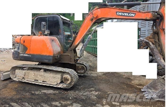 Doosan DX55 ミニ油圧ショベル 7t以下（ミニユンボ・ミニディガー）