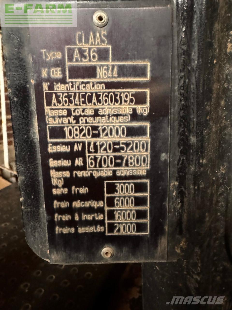 CLAAS ARION 650 トラクター