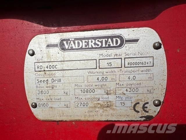 Väderstad Rapid400C ドリル