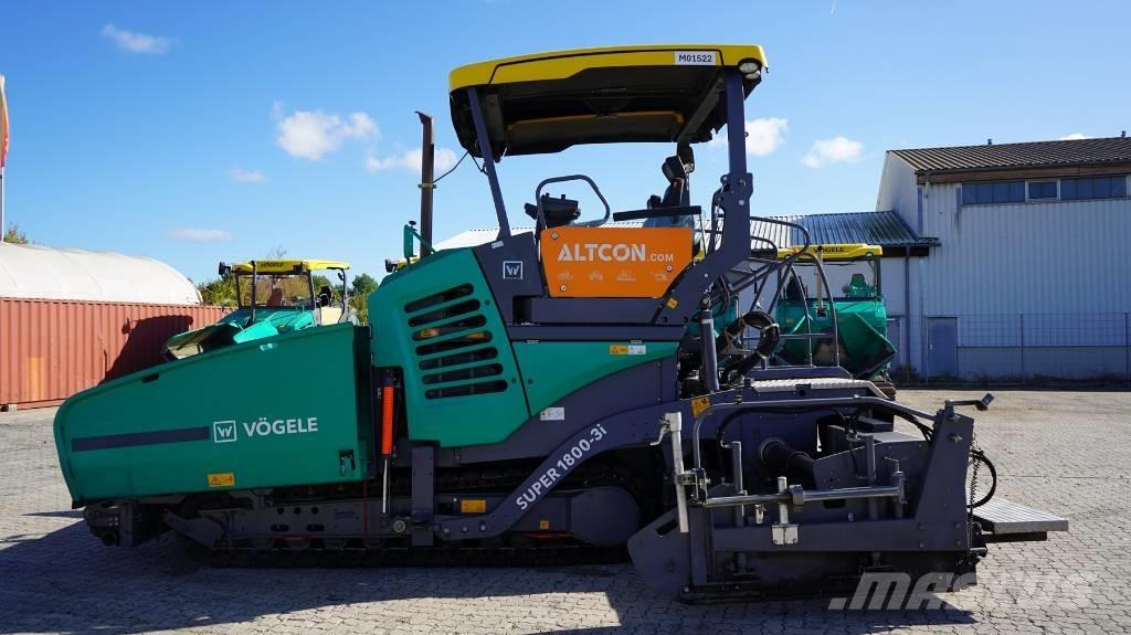 Vögele SUPER 1800-3I アスファルトフィニッシャ