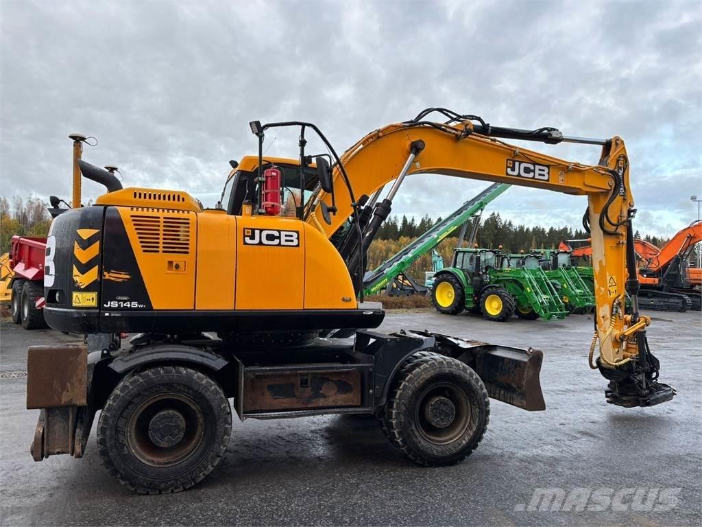 JCB JS145W T4i ホイール式油圧ショベル（パワーショベル・ユンボ・バックホー）