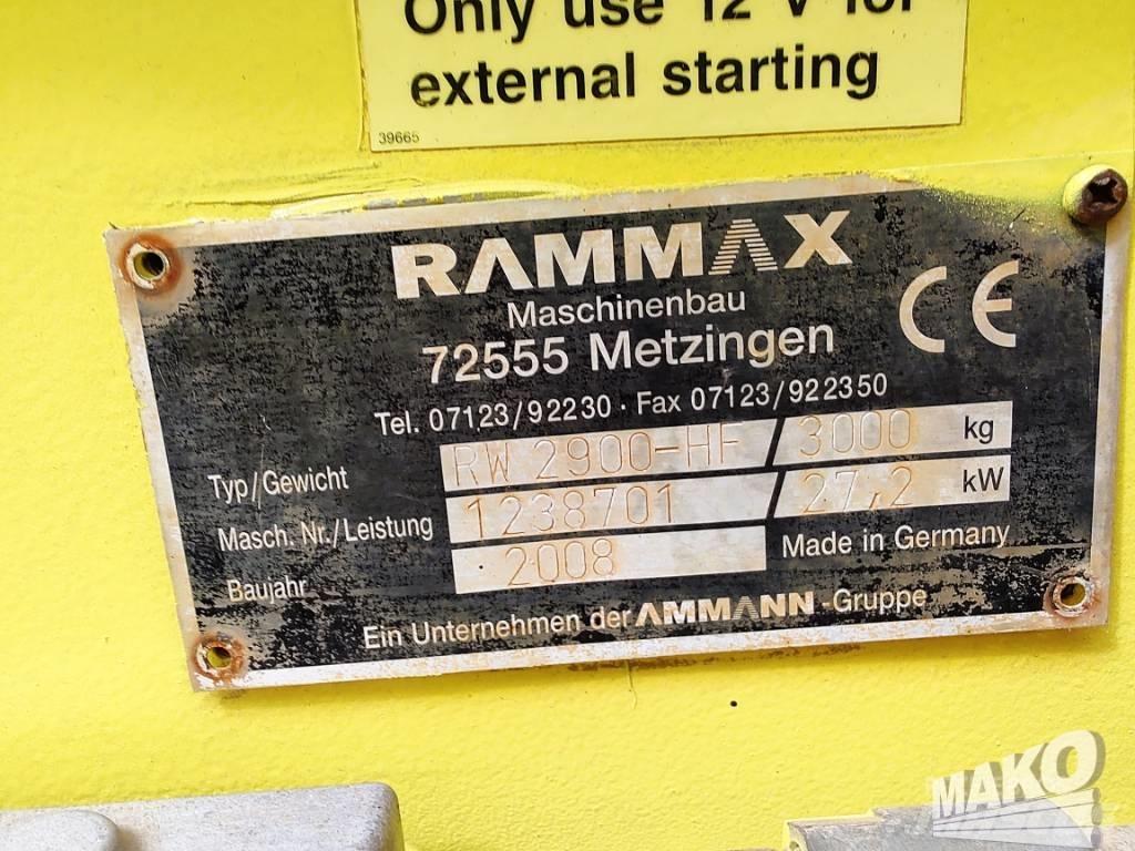 Rammax RW 2900 タンデムローラ