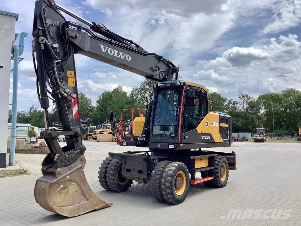 Volvo EW 220 E ホイール式油圧ショベル（パワーショベル・ユンボ・バックホー）