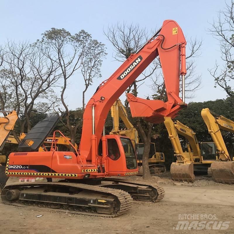 Doosan dh220lc-7 大型油圧ショベル12t以上（パワーショベル・ユンボ）