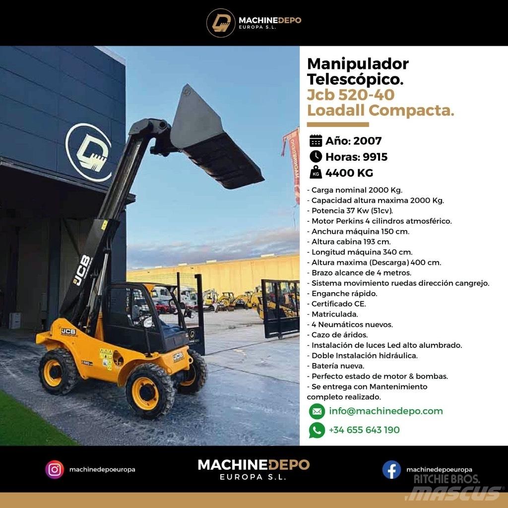 JCB 520-40 テレスコーピックハンドラー