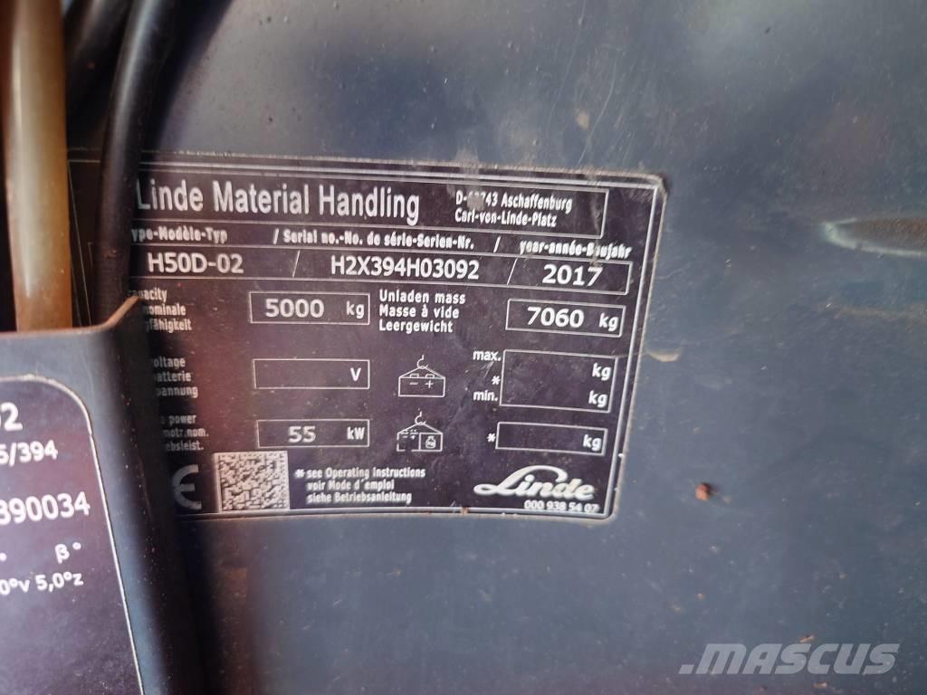 Linde H 50 D ディーゼル・軽油