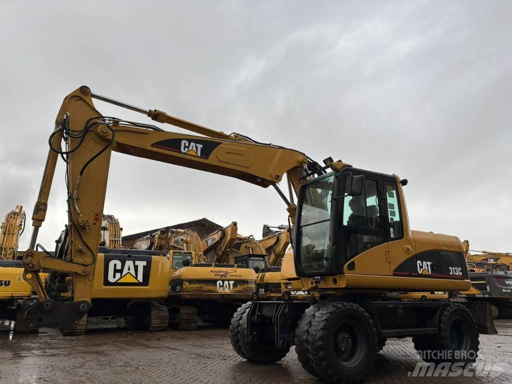 CAT M 313 C ホイール式油圧ショベル（パワーショベル・ユンボ・バックホー）