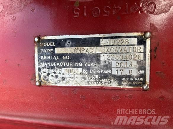 Takeuchi TB228 建設機械 -　その他