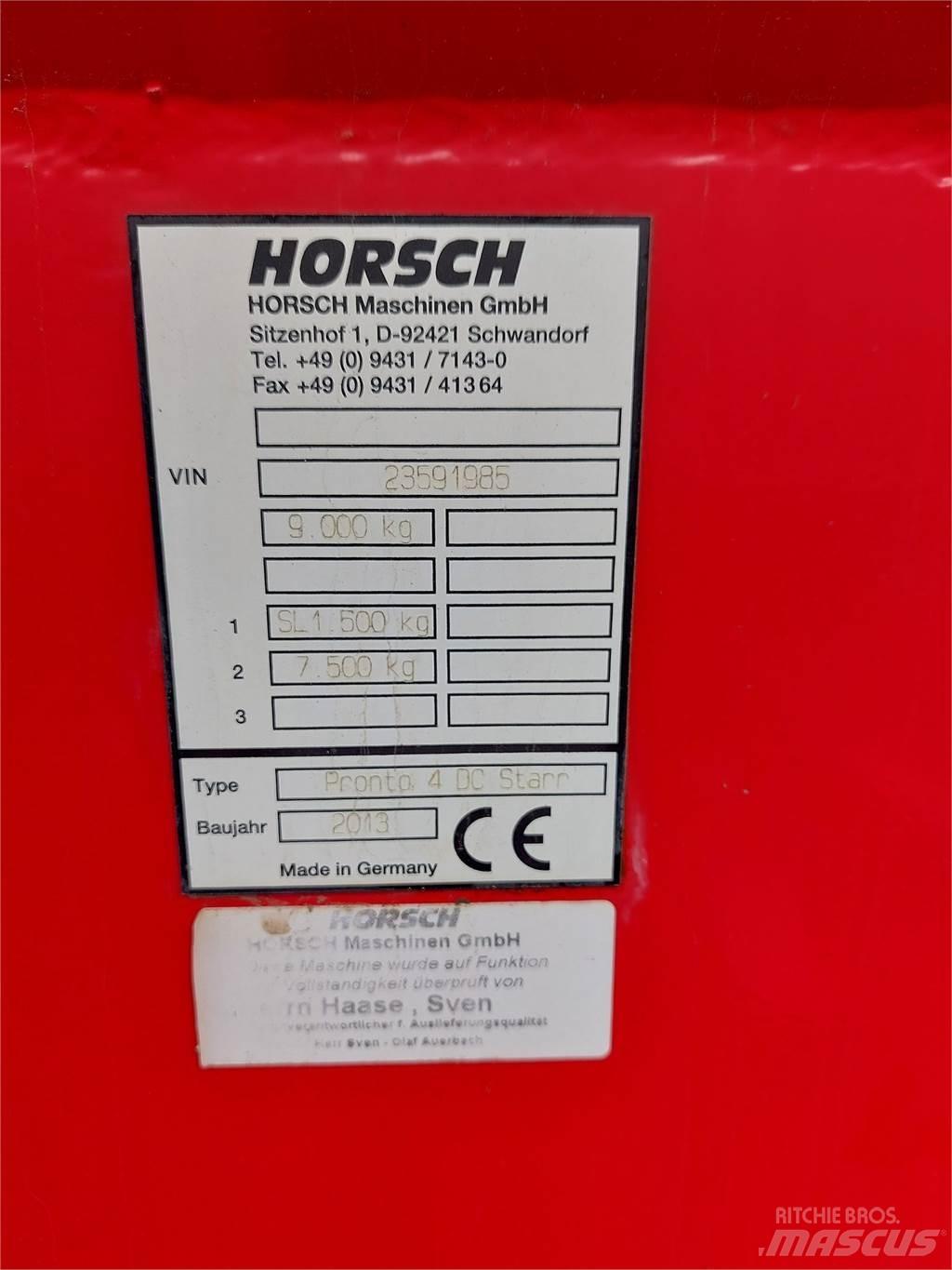 Horsch Pronto 4DC その他耕運機とアクセサリー・アタッチメント