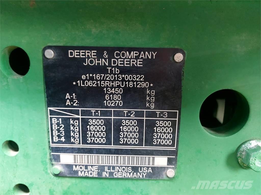 John Deere 6R 215 トラクター