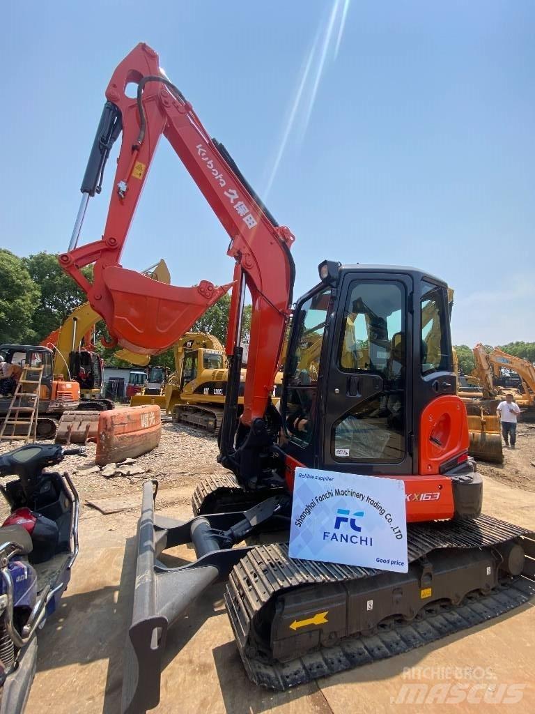 Kubota KX 163 中型油圧ショベル 7ｔ-12ｔ（ユンボ・パワーショベル・バックホー）