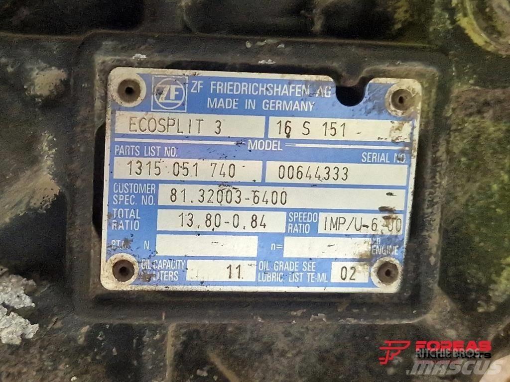 ZF ECOSPLIT 16S - 151 ギアボックス