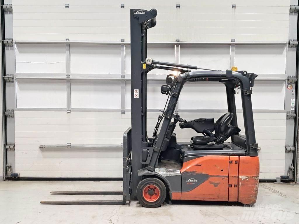 Linde E18-02 バッテリーフォークリフト