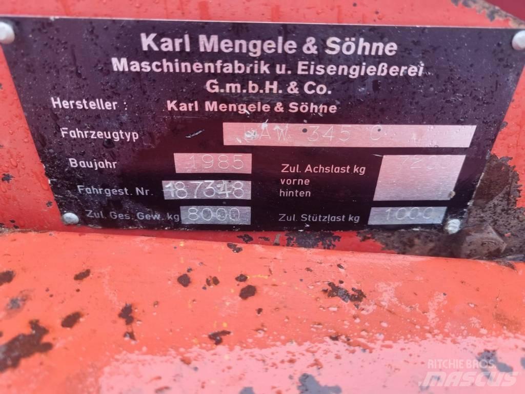 Mengele AW 345 c セルフローディングトレーラー