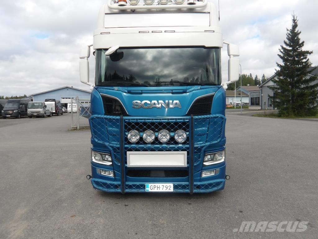 Scania R580 6x2 アームロール