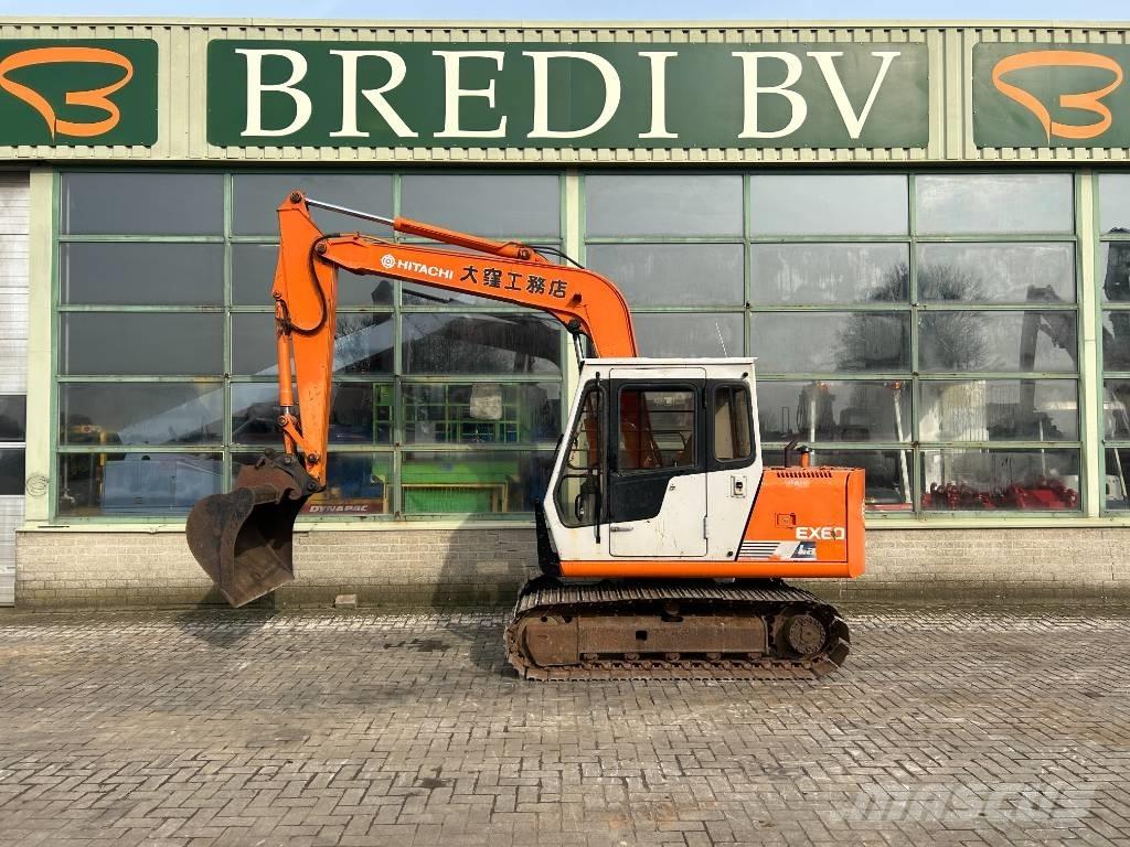 Hitachi EX 60 中型油圧ショベル 7ｔ-12ｔ（ユンボ・パワーショベル・バックホー）